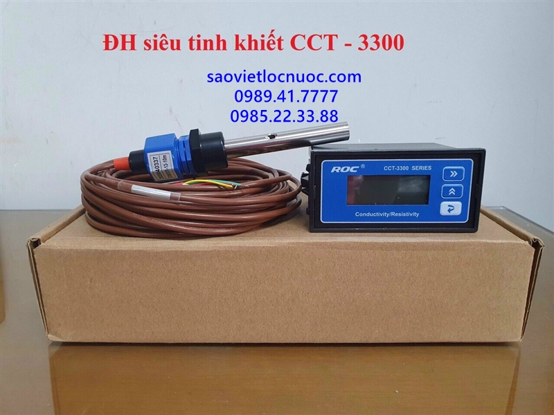 Bộ đo điện trở CCT 3300 dải đo 0 -18,2 MΩ.cm