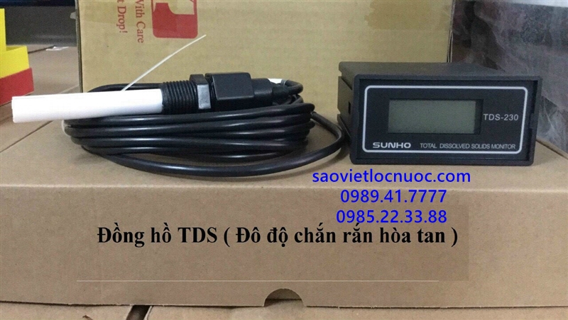 Bộ đo TDS online TDS 230 SUNHO dải đo 0 -2000 ppm
